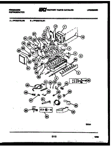 07 - Ice Maker And Installation Parts parts for Frigidaire Refrigerator FPCE21TILW1 from AppliancePartsPros.com