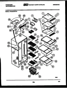 05 - Shelves And Supports parts for Frigidaire Refrigerator FPCE22V3FW1 from AppliancePartsPros.com