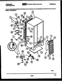 07 - System And Automatic Defrost Parts parts for Frigidaire Refrigerator FPCE22V3FW1 from AppliancePartsPros.com