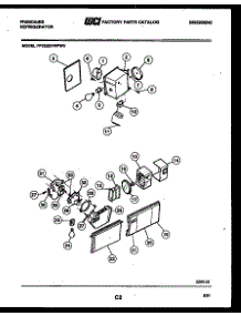 06 - Refrigerator Control Assembly, Damp parts for Frigidaire Refrigerator FPCE22VWPL0 from AppliancePartsPros.com