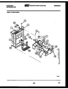 07 - Ice Door, Dispenser And Water Tanks parts for Frigidaire Refrigerator FPCE22VWPW0 from AppliancePartsPros.com