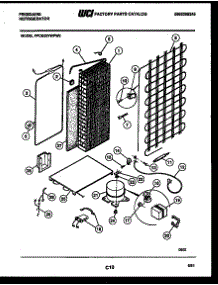 10 - System And Automatic Defrost Parts parts for Frigidaire Refrigerator FPCE22VWPW0 from AppliancePartsPros.com
