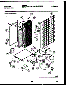 10 - System And Automatic Defrost Parts parts for Frigidaire Refrigerator FPCE22VWFA1 from AppliancePartsPros.com