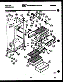 03 - Cabinet Parts parts for Frigidaire Refrigerator FPD14TIFF0 from AppliancePartsPros.com