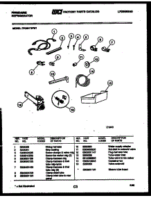 07 - Ice Maker Installation Parts parts for Frigidaire Refrigerator FPCI21TIFL1 from AppliancePartsPros.com