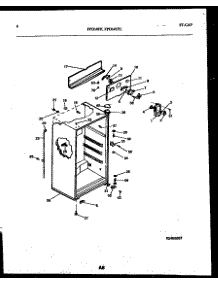 04 - Cabinet Parts parts for Frigidaire Refrigerator FPD14TPLL2 from AppliancePartsPros.com