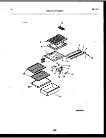 06 - Shelves And Supports parts for Frigidaire Refrigerator FPD14TPW0 from AppliancePartsPros.com