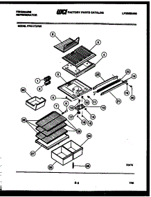 04 - Shelves And Supports parts for Frigidaire Refrigerator FPD17TIFF0 from AppliancePartsPros.com