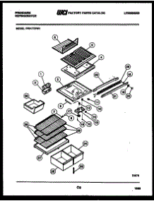 04 - Shelves And Supports parts for Frigidaire Refrigerator FPD17TIFH1 from AppliancePartsPros.com