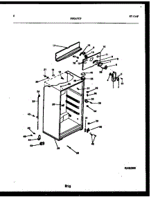 04 - Cabinet Parts parts for Frigidaire Refrigerator FPD17TPW2 from AppliancePartsPros.com