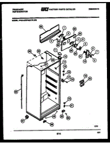 03 - Cabinet Parts parts for Frigidaire Refrigerator FPDA18TPW0 from AppliancePartsPros.com