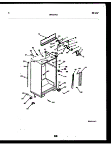 05 - Cabinet Parts parts for Frigidaire Refrigerator FPE19TRW1 from AppliancePartsPros.com