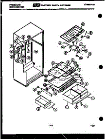 03 - Cabinet Parts parts for Frigidaire Refrigerator FPE21TCH1 from AppliancePartsPros.com
