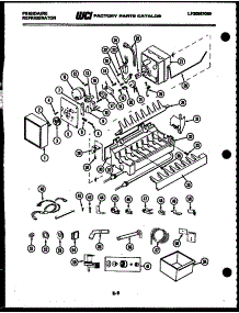 08 - Ice Maker And Installation Parts parts for Frigidaire Refrigerator FPE19V3AH2 from AppliancePartsPros.com