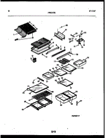 06 - Shelves And Supports parts for Frigidaire Refrigerator FPE21TRW2 from AppliancePartsPros.com