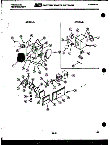 06 - Refrigerator Control Assembly, Damp parts for Frigidaire Refrigerator FPE22V3AW1 from AppliancePartsPros.com