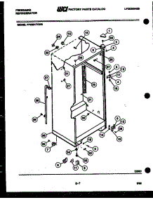03 - Cabinet Parts parts for Frigidaire Refrigerator FPES21TEF0 from AppliancePartsPros.com