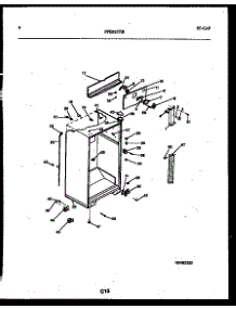 04 - Cabinet Parts parts for Frigidaire Refrigerator FPES21TIRL0 from AppliancePartsPros.com