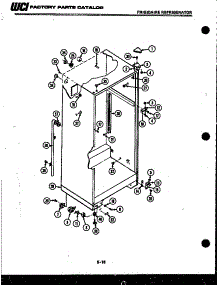 04 - Cabinet Parts parts for Frigidaire Refrigerator FPES21TDH0 from AppliancePartsPros.com