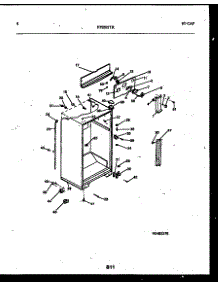 05 - Cabinet Parts parts for Frigidaire Refrigerator FPES21TRW0 from AppliancePartsPros.com