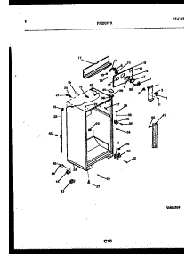 05 - Cabinet Parts parts for Frigidaire Refrigerator FPES19TRL1 from AppliancePartsPros.com