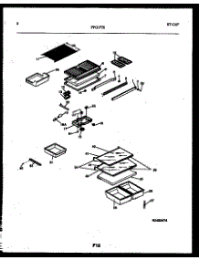 05 - Shelves And Supports parts for Frigidaire Refrigerator FPG17TSW0 from AppliancePartsPros.com