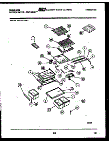 04 - Shelves And Supports parts for Frigidaire Refrigerator FPES21TNH1 from AppliancePartsPros.com