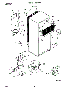 05 - System parts for Frigidaire Refrigerator FPGS18TIAL3 from AppliancePartsPros.com