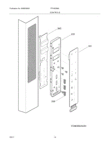13 - Controls parts for Frigidaire Refrigerator FPHN2899LF1 from AppliancePartsPros.com