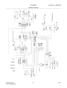 21 - Wiring Diagram parts for Frigidaire Refrigerator FPHG2399MF1 from AppliancePartsPros.com