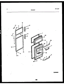 03 - Door Parts parts for Frigidaire Refrigerator FPI14TPL0 from AppliancePartsPros.com