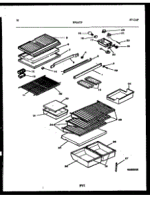 06 - Shelves And Supports parts for Frigidaire Refrigerator FPI14TPL0 from AppliancePartsPros.com