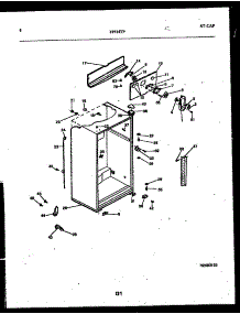 04 - Cabinet Parts parts for Frigidaire Refrigerator FPI14TPW1 from AppliancePartsPros.com