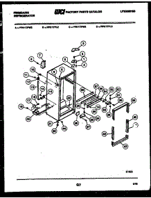 03 - Cabinet Parts parts for Frigidaire Refrigerator FPI11TFL3 from AppliancePartsPros.com