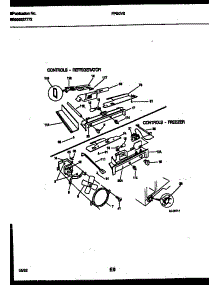 06 - Refrigerator Control Assembly, Damp parts for Frigidaire Refrigerator FPI20VSW0 from AppliancePartsPros.com