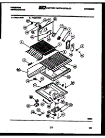 04 - Shelves And Supports parts for Frigidaire Refrigerator FPZ21TFW1 from AppliancePartsPros.com