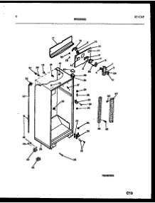 04 - Cabinet Parts parts for Frigidaire Refrigerator FPW21TIPW0 from AppliancePartsPros.com