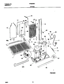 07 - System parts for Frigidaire Refrigerator FRS20QRCD9 from AppliancePartsPros.com