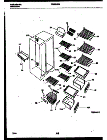 05 - Shelves And Supports parts for Frigidaire Refrigerator FRS20HRAD2 from AppliancePartsPros.com