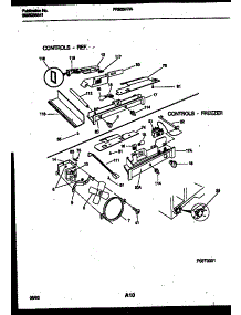 06 - Refrigerator Control Assembly, Damp parts for Frigidaire Refrigerator FRS20HRAD2 from AppliancePartsPros.com