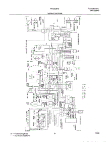 21 - Wiring Diagram parts for Frigidaire Refrigerator FRS20ZRGB4 from AppliancePartsPros.com