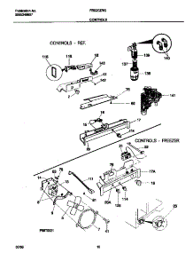 06 - Control parts for Frigidaire Refrigerator FRS20ZRGW8 from AppliancePartsPros.com