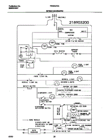 11 - Wiring Schematic parts for Frigidaire Refrigerator FRS20ZRGD8 from AppliancePartsPros.com