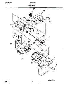 09 - Container parts for Frigidaire Refrigerator FRS20WNFW0 from AppliancePartsPros.com