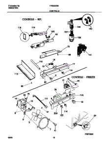 06 - Controls parts for Frigidaire Refrigerator FRS20ZSHB3 from AppliancePartsPros.com