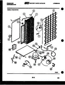10 - System And Automatic Defrost Parts parts for Frigidaire Refrigerator FPZ24VWFH0 from AppliancePartsPros.com