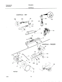 11 - Controls parts for Frigidaire Refrigerator FRS20ZRGD6 from AppliancePartsPros.com