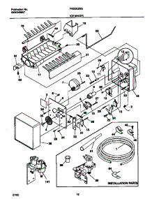 10 - Icemakr parts for Frigidaire Refrigerator FRS20ZRGW8 from AppliancePartsPros.com