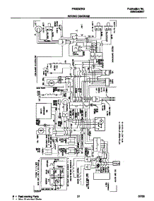 12 - Wiring Diagram parts for Frigidaire Refrigerator FRS20ZRGW8 from AppliancePartsPros.com