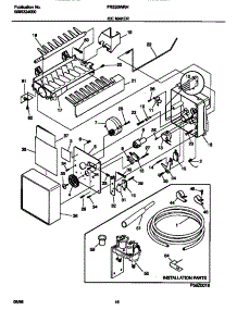 10 - Ice Maker parts for Frigidaire Refrigerator FRS20WRHD1 from AppliancePartsPros.com